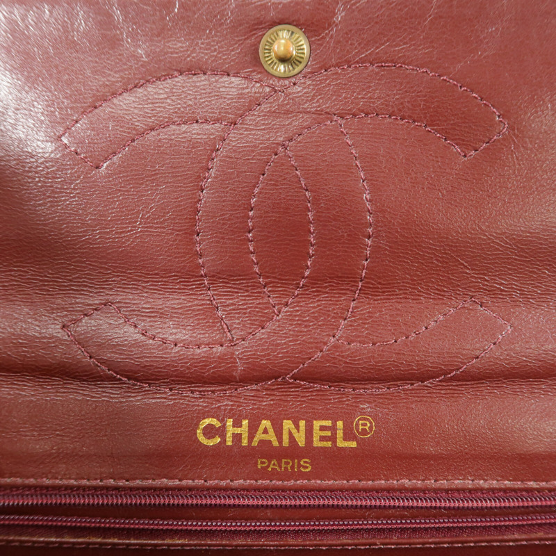 CHANEL 羊皮皮革Paris Limited Edition Vintage Flap Bag鏈帶肩背袋-5