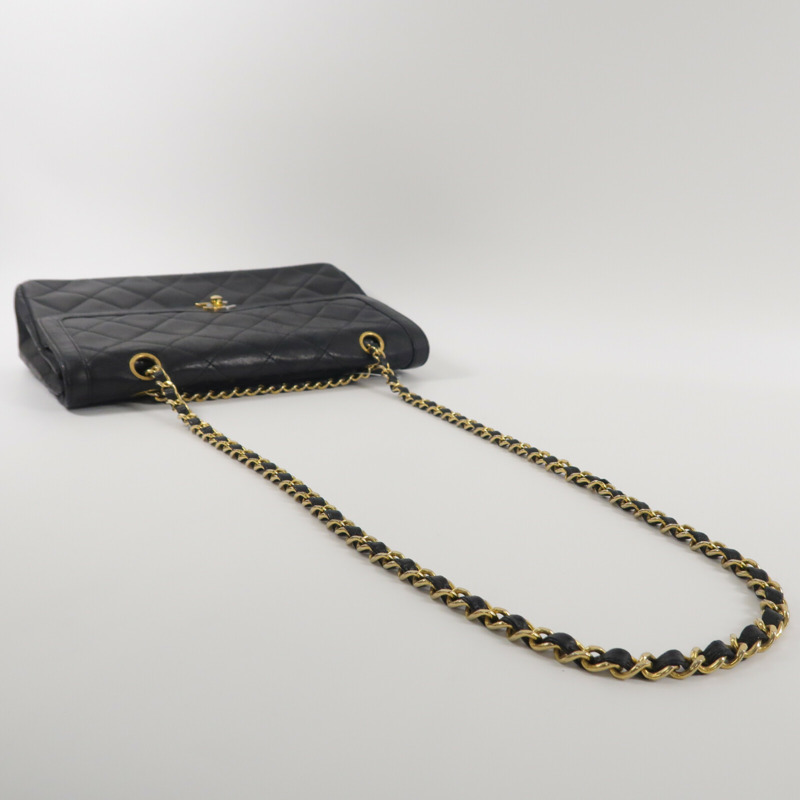 CHANEL 羊皮皮革Paris Limited Edition Vintage Flap Bag鏈帶肩背袋-8