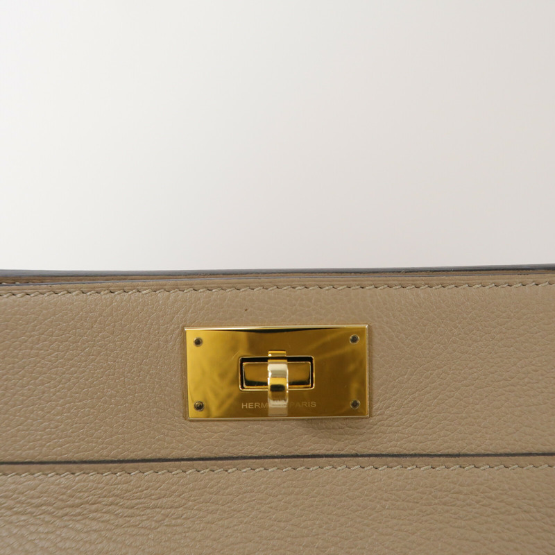 HERMES Evercolor皮革Tool Box 20手挽肩背兩用袋Gris Asphalte-4