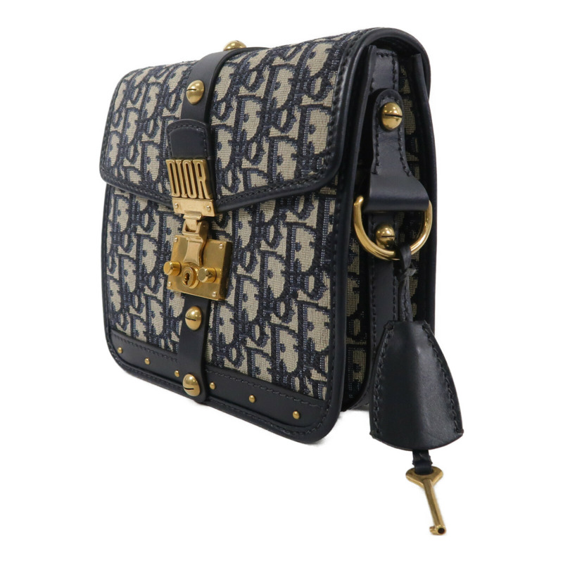 Dior 帆布Oblique Square Dior Addict Flap Bag肩背袋-2