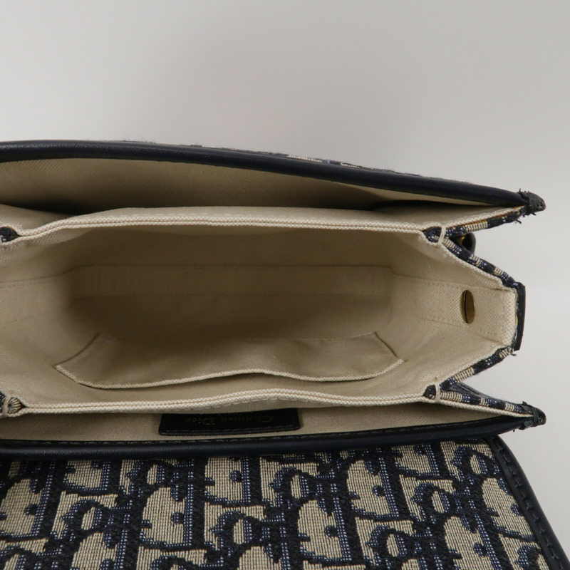 Dior 帆布Oblique Square Dior Addict Flap Bag肩背袋-4