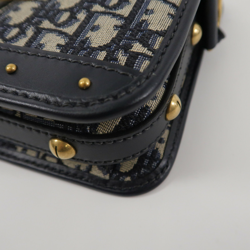 Dior 帆布Oblique Square Dior Addict Flap Bag肩背袋-12