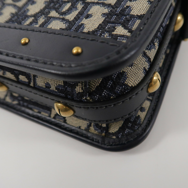 Dior 帆布Oblique Square Dior Addict Flap Bag肩背袋-14