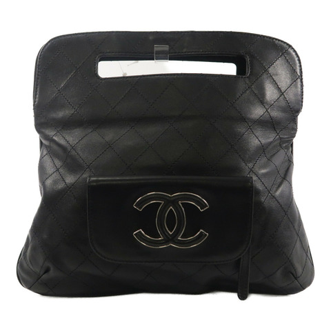 CHANEL 羊皮皮革Hamptons CC Fold-Over Clutch Bag手挽袋