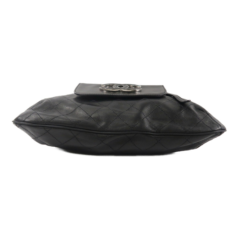 CHANEL 羊皮皮革Hamptons CC Fold-Over Clutch Bag手挽袋-3