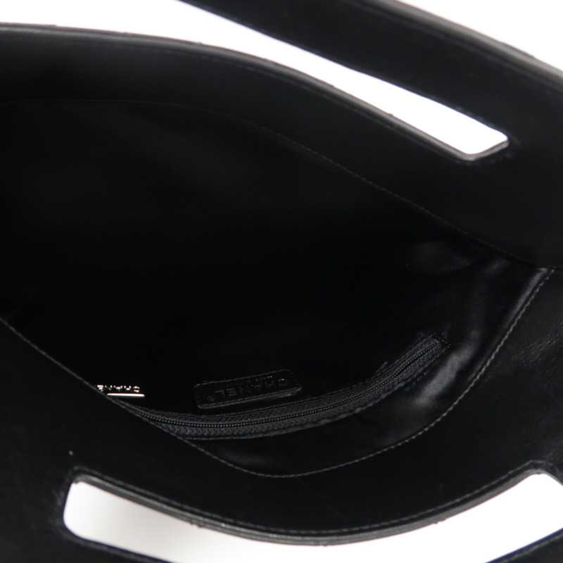 CHANEL 羊皮皮革Hamptons CC Fold-Over Clutch Bag手挽袋-4