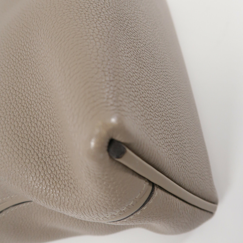 HERMES Togo皮革/Swift皮革24/24 29cm手挽肩背兩用袋Gris Asphalte-10