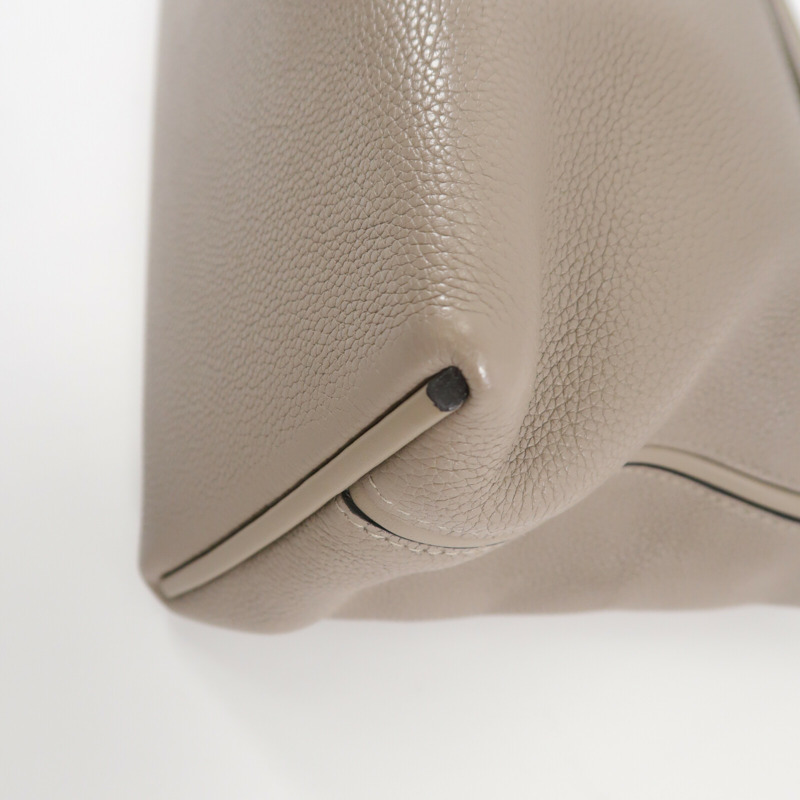 HERMES Togo皮革/Swift皮革24/24 29cm手挽肩背兩用袋Gris Asphalte-11