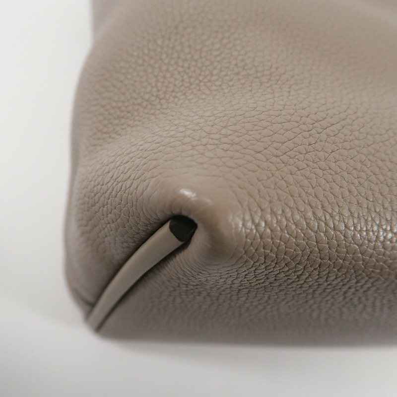 HERMES Togo皮革/Swift皮革24/24 29cm手挽肩背兩用袋Gris Asphalte-12