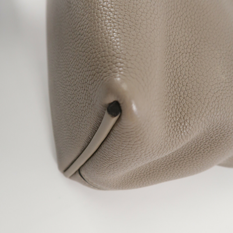 HERMES Togo皮革/Swift皮革24/24 29cm手挽肩背兩用袋Gris Asphalte-13