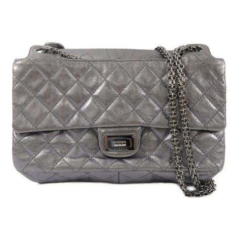 CHANEL 牛皮皮革2.55 Reissue Shoulder Bag鏈帶肩背袋