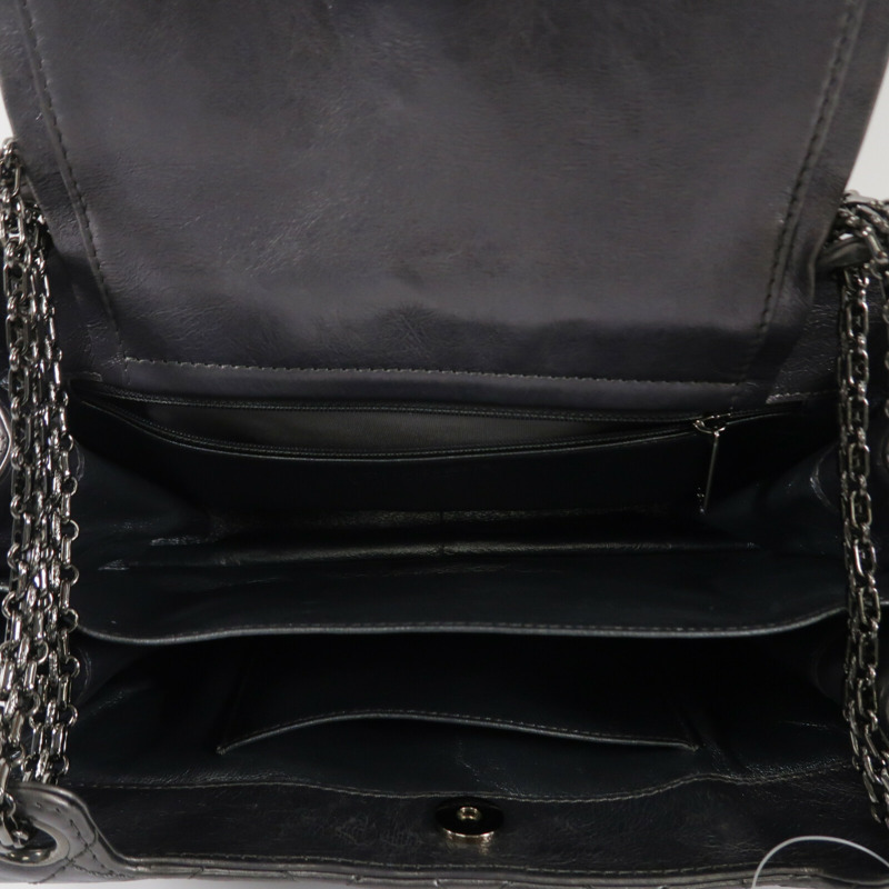 CHANEL 牛皮皮革2.55 Reissue Shoulder Bag鏈帶肩背袋-4
