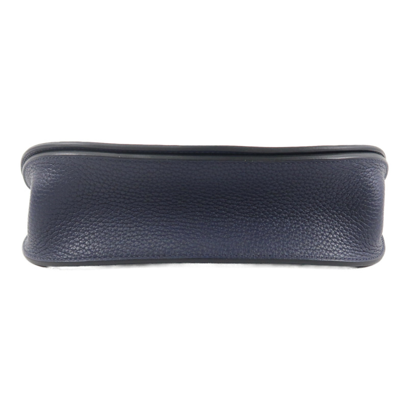 HERMES Clemence皮革Sac Saut 25肩背袋Bleu Nuit-3