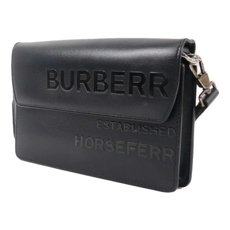 BURBERRY 牛皮皮革Horseferry Shoulder Bag肩背袋-2
