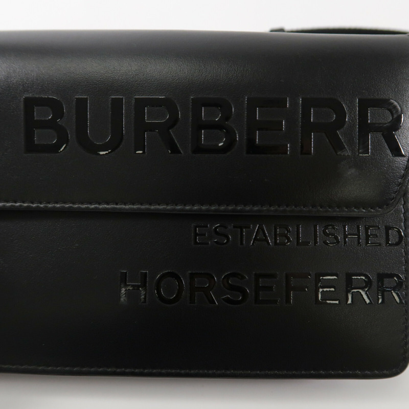 BURBERRY 牛皮皮革Horseferry Shoulder Bag肩背袋-5