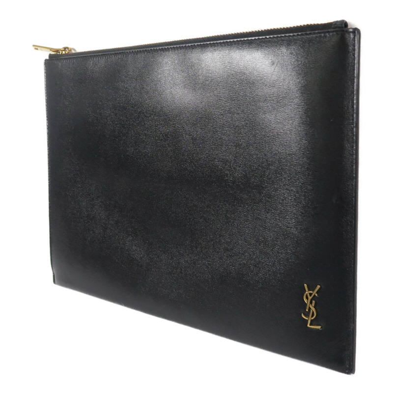 SAINT LAURENT 牛皮皮革Monogram Pouch手拿包-2