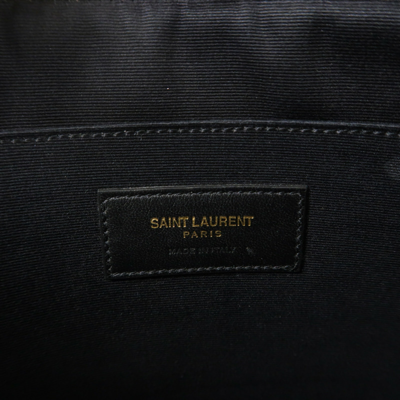 SAINT LAURENT 牛皮皮革Monogram Pouch手拿包-6