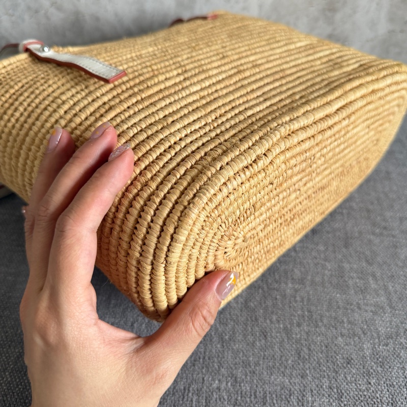 Loewe 羅意威 藤編菜籃子托特單肩包-5