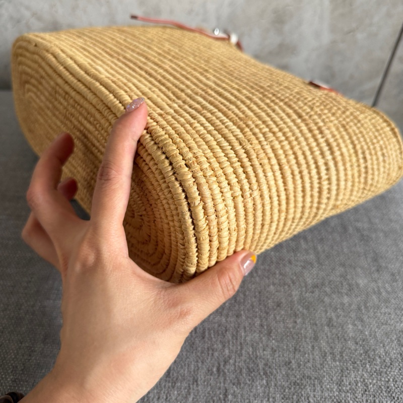 Loewe 羅意威 藤編菜籃子托特單肩包-6