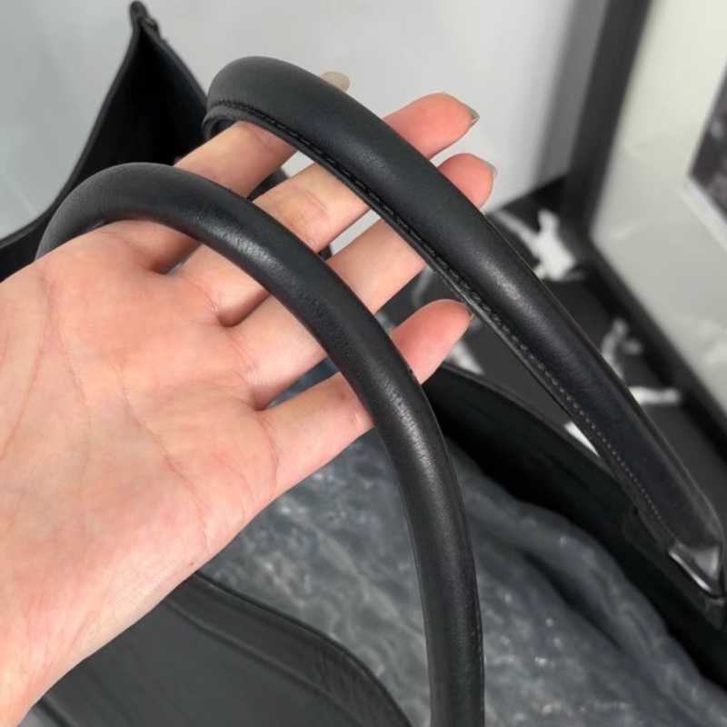 Dior迪奧BookTote 中號黑色全皮托特包經典簡約低調奢華-12