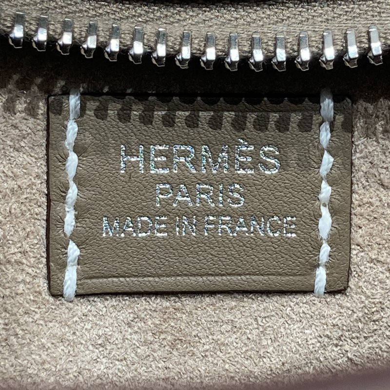 HERMES 愛馬仕 K刻 P'TIT ARCON 小號肩背包 TOGO/SWIFT小牛皮 大象灰 銀釦-13