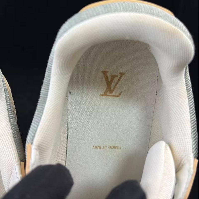 Lv Trainer LV時尚板鞋 男鞋銀色8碼-6