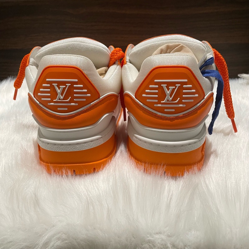 僅试穿 Louis Vuitton 路易威登 胖丁靴 橙色42碼-4