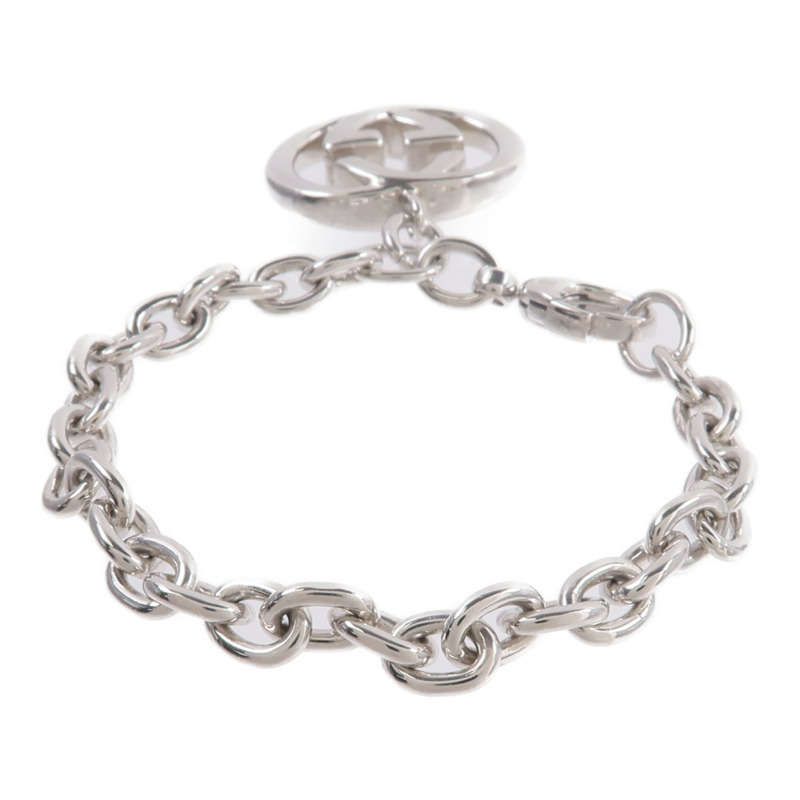GUCCI 925純銀Interlocking G Bracelet手鏈-2