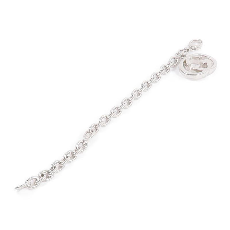 GUCCI 925純銀Interlocking G Bracelet手鏈-6