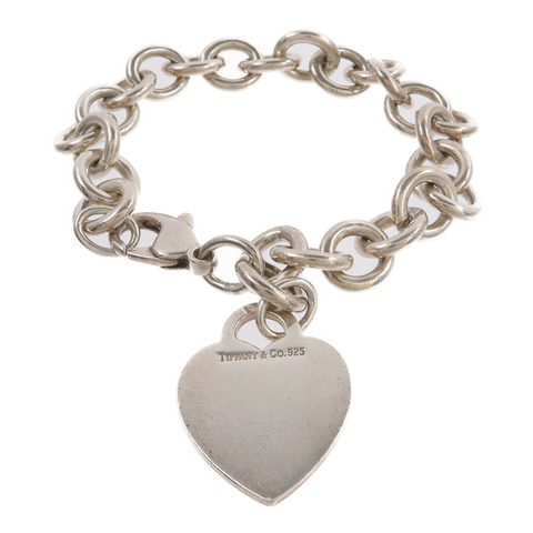 TIFFANY＆CO 925純銀Return To Tiffany Heart Tag Bracelet手鏈