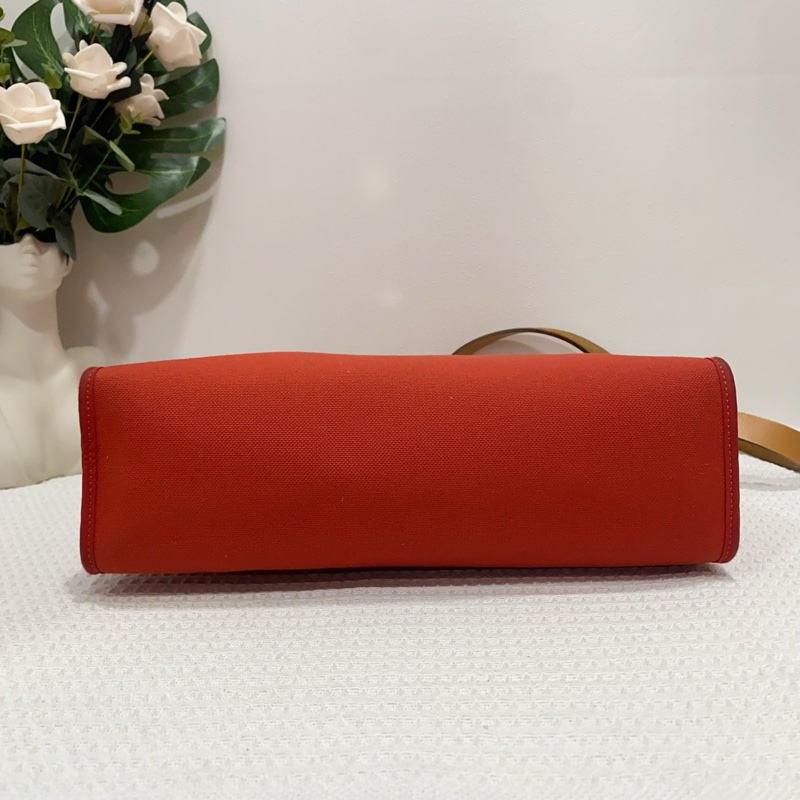 Hermes/愛馬仕herbag31蕃茄紅手提單肩包,成色95新,尺寸31*10*25-8