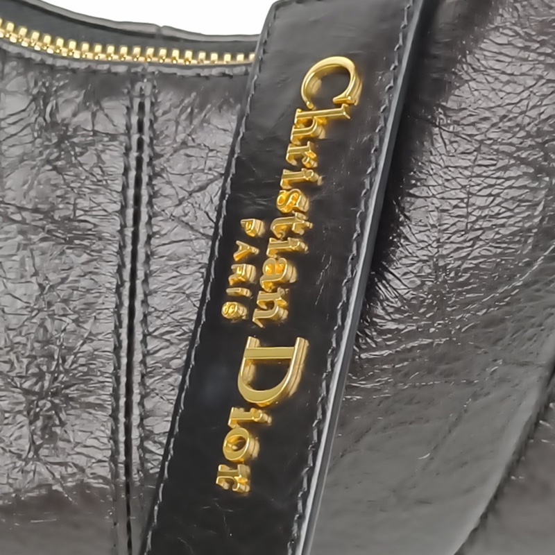 DIOR GrandTourMultipocket手袋mini黑色牛皮金扣肩背包-4