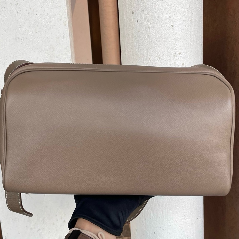 ✨閒置新愛馬仕/Hermes Nouveau On Body 戰地記者包 斜挎包單肩包 B刻 銀扣✅正品。-5