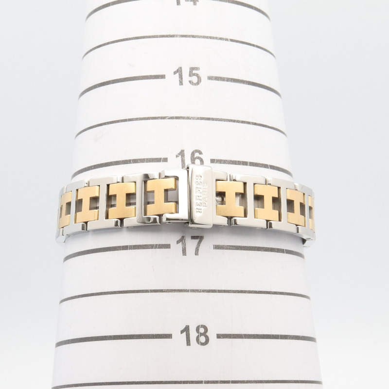 愛馬仕 Clipper 系列腕錶,鍍金不鏽鋼材質,女士款,象牙色,CL4.220-6