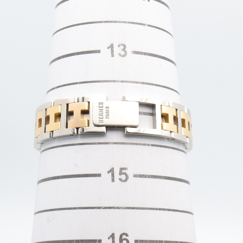 愛馬仕 Clipper 系列腕錶,鍍金不鏽鋼材質,女士款,白色,CL2.440-7