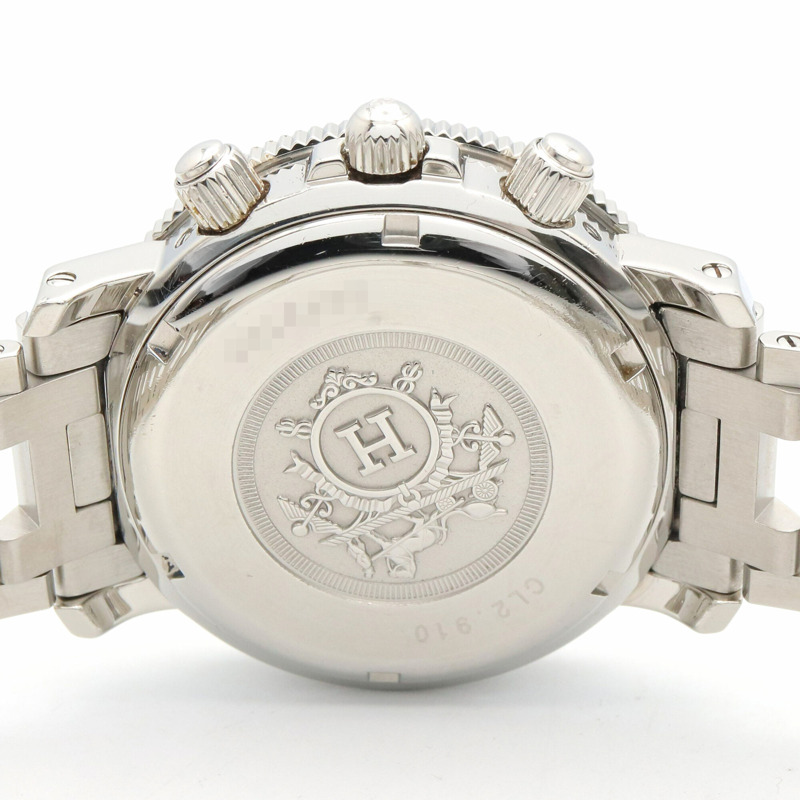 愛馬仕 Clipper Diver Chrono 腕錶，不鏽鋼材質，男士款，黑色，CL2.910-4