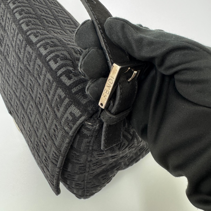 【赫蒂國際精品】 Fendi 經典黑色手提法棍包 肩背 手提 vintage 二手 中古-7