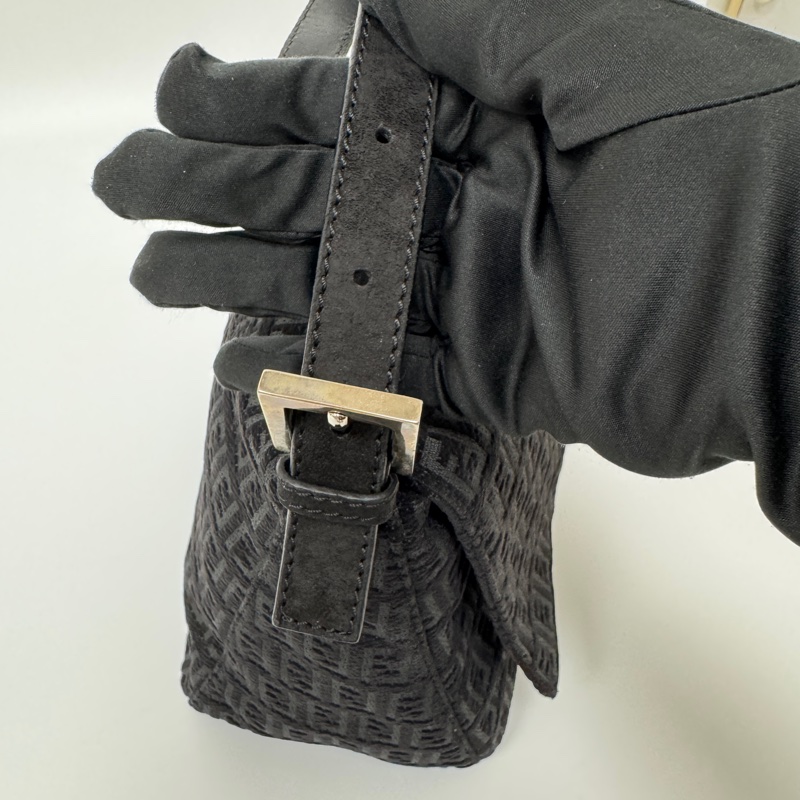 【赫蒂國際精品】 Fendi 經典黑色手提法棍包 肩背 手提 vintage 二手 中古-8