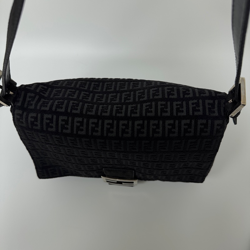 【赫蒂國際精品】 Fendi 經典黑色手提法棍包 肩背 手提 vintage 二手 中古-14