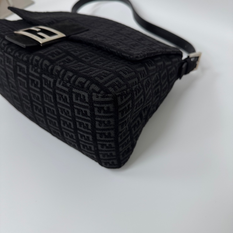 【赫蒂國際精品】 Fendi 經典黑色手提法棍包 肩背 手提 vintage 二手 中古-15