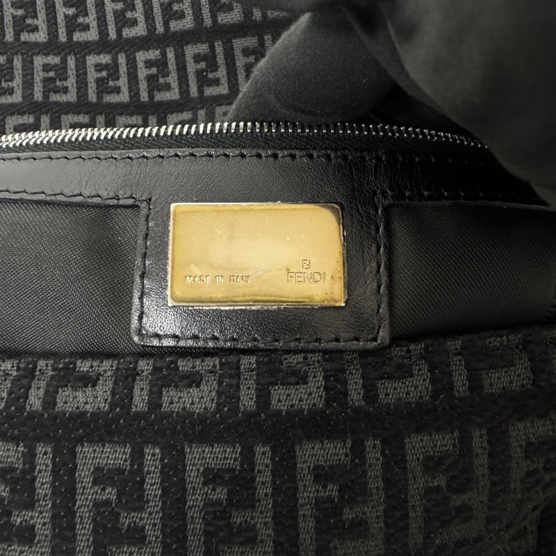 【赫蒂國際精品】 Fendi 經典黑色手提法棍包 肩背 手提 vintage 二手 中古-20