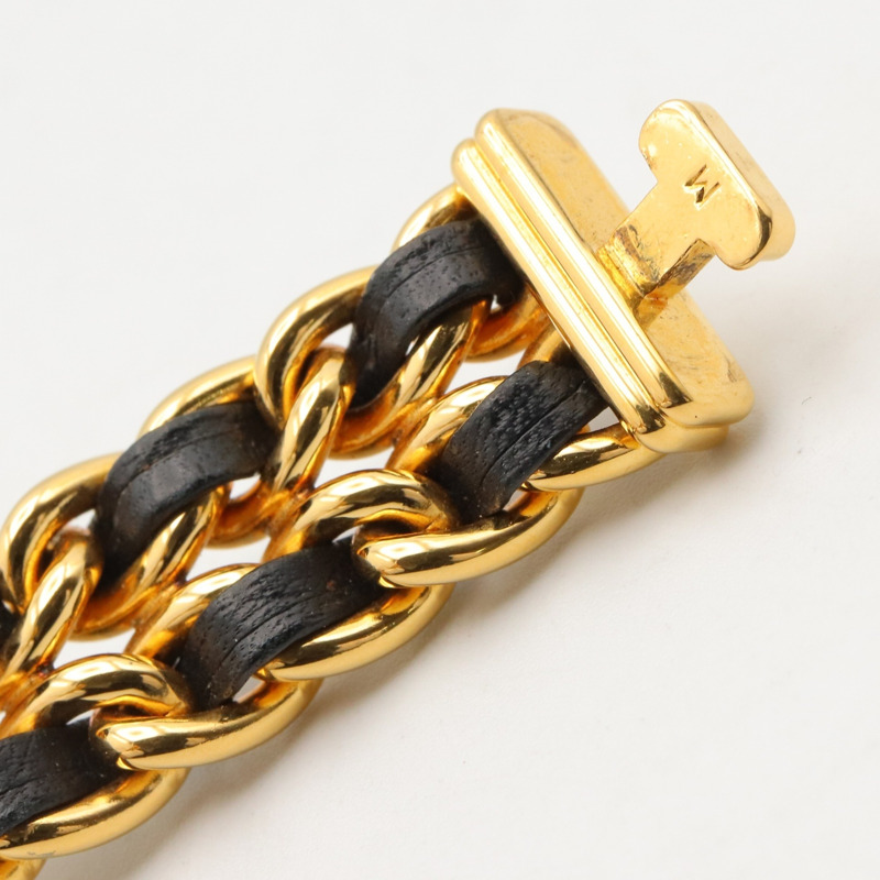 香奈兒 (Chanel) CHANEL Première M 系列腕錶,鍍金皮革錶帶,女士款,黑色,H0001-10