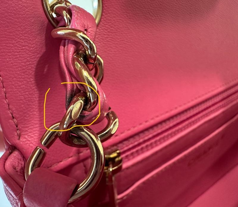 CHANEL MINICOCO CF20 淡金釦 山形紋-18
