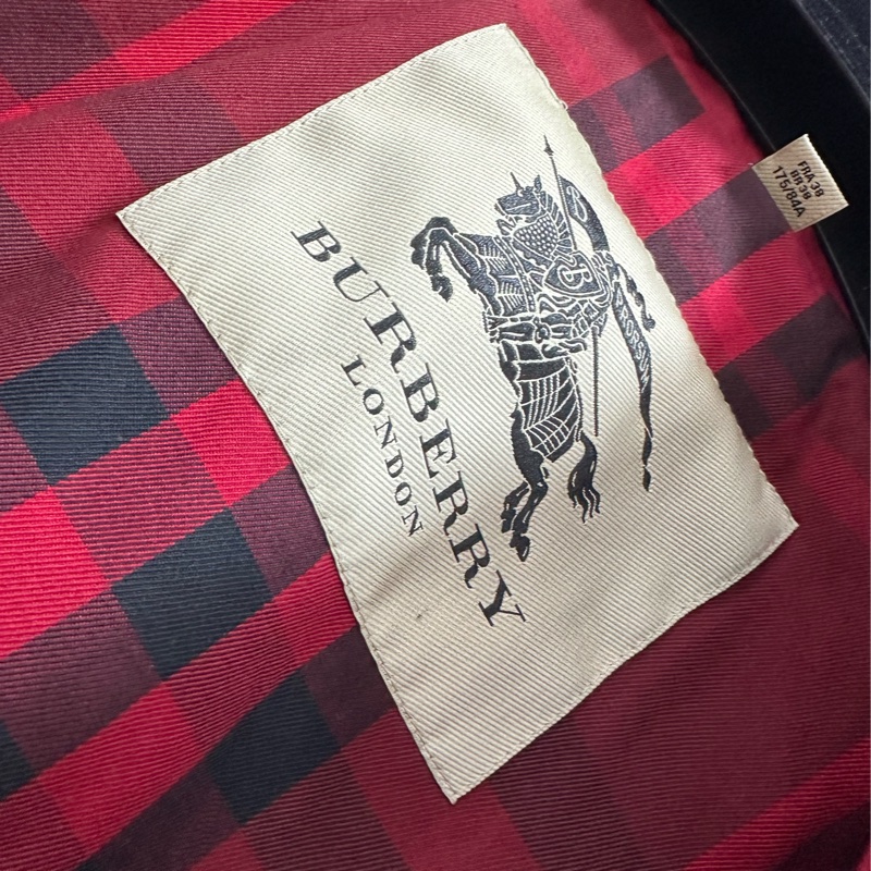 Burberry /博柏利 紅色風衣外套 中長款 UK8碼-2