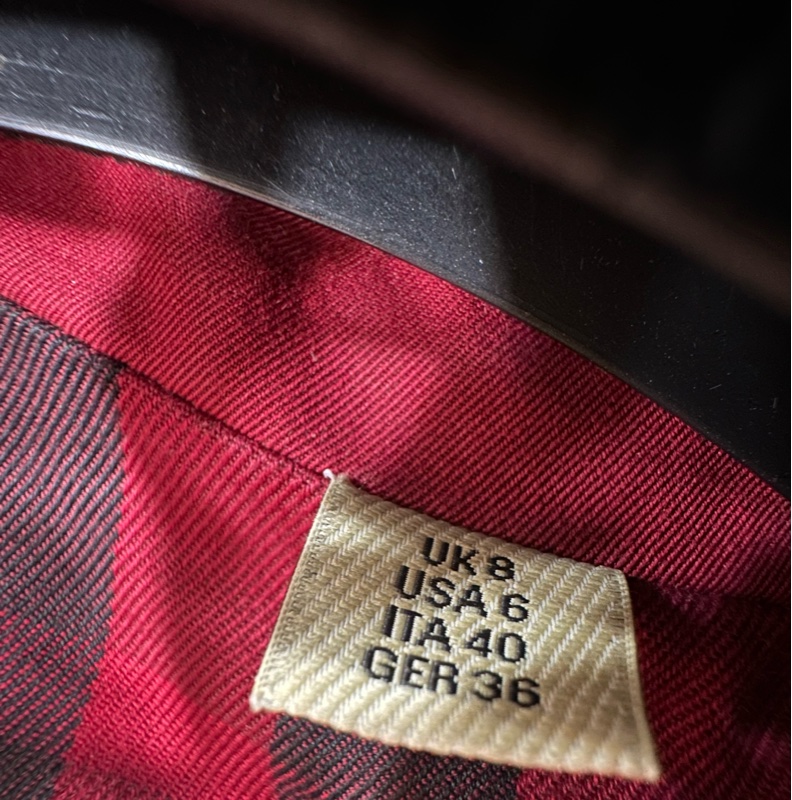 Burberry /博柏利 紅色風衣外套 中長款 UK8碼-5