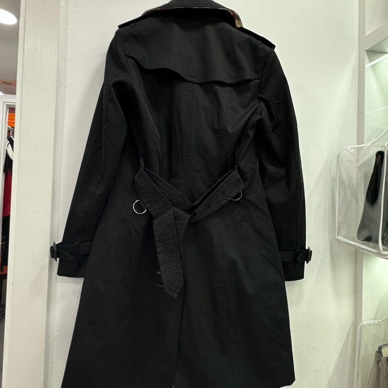 Burberry 經典黑色風衣 UK6碼-1