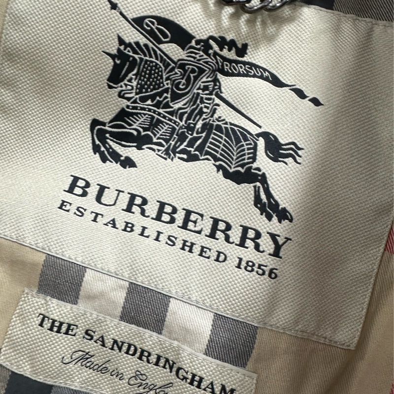 Burberry 經典黑色風衣 UK6碼-2