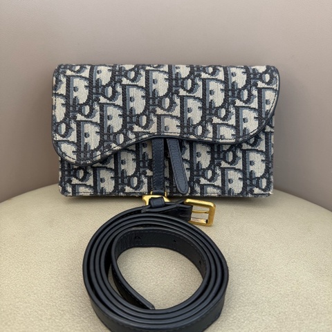 Dior/迪奥 Saddle老花马鞍包斜挎腰包 19编码