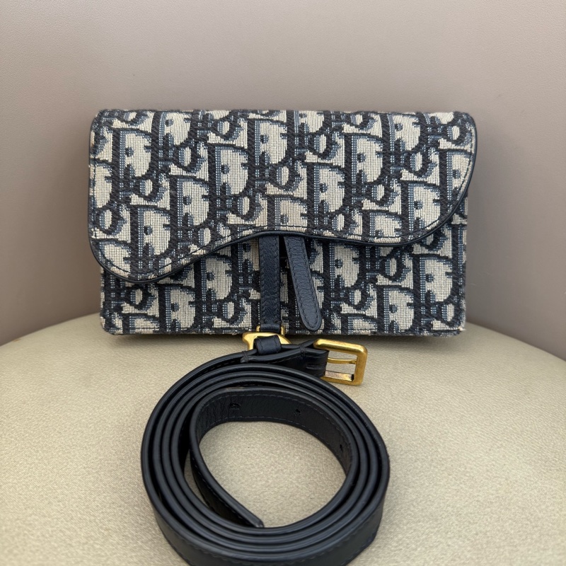 Dior/迪奥 Saddle老花马鞍包斜挎腰包 19编码-0