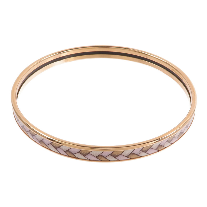 HERMES 金屬/琺瑯Tresse de Coeur Bangle手鐲Faubourg-2
